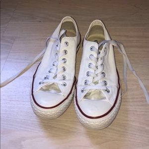 like new white converse